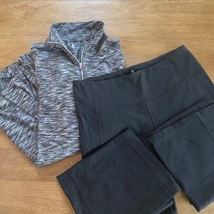 Athleta leggings and top bundle